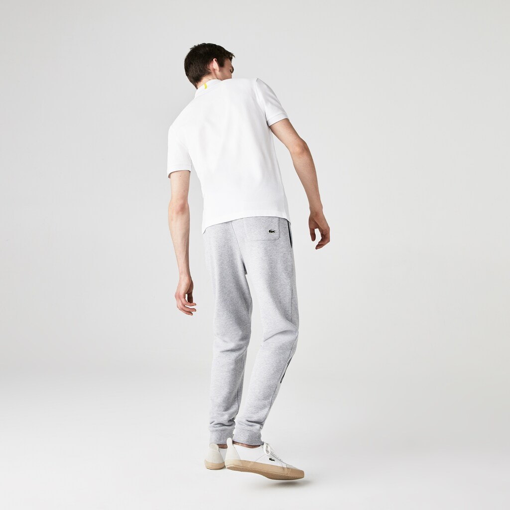 Camisa Polo Branco Masculino Lacoste x National Geographic Regular Fit Organic Cotton VD6-34163U8