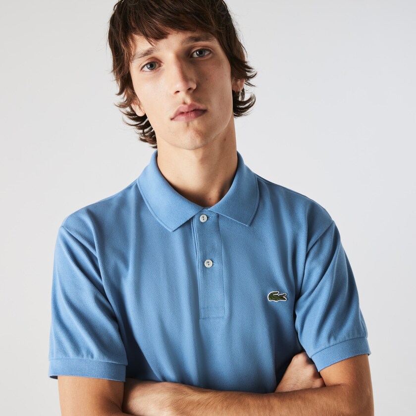 Camisas Azuis Masculino Lacoste Classic Fit L.12.12 Polo CS7-65906L6