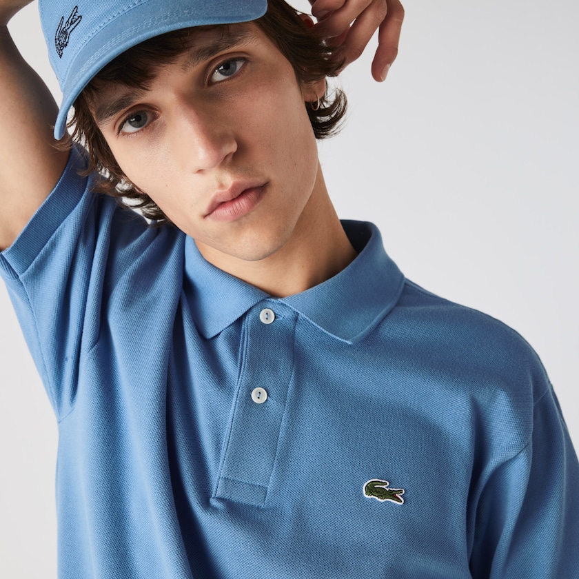 Camisas Azuis Masculino Lacoste Classic Fit L.12.12 Polo CS7-65906L6