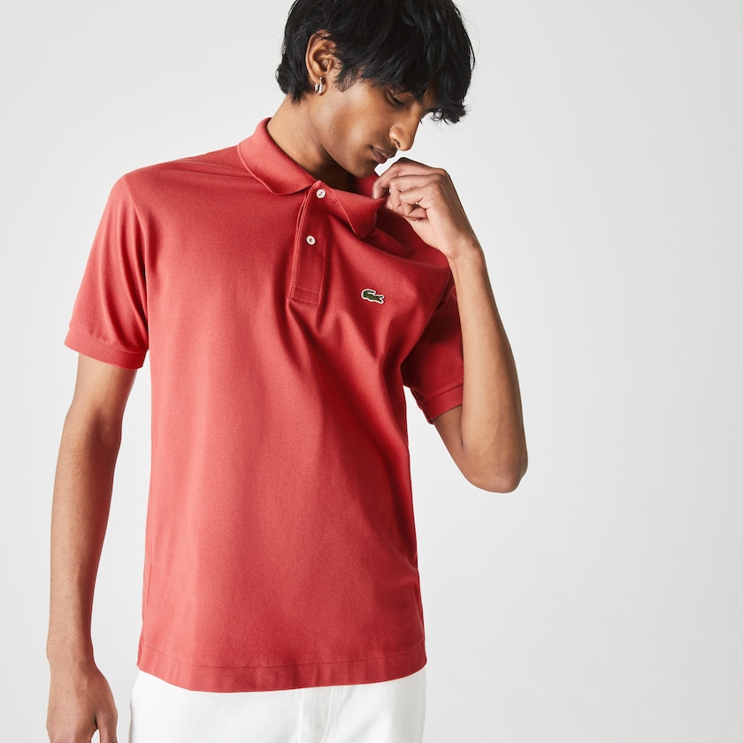 Camisas Vermelhas Masculino Lacoste Classic Fit L.12.12 Polo FU2-76557Y9
