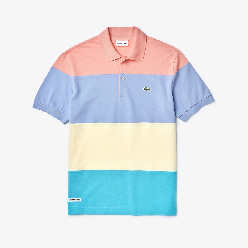 Camisas Turquesa Amarelas Roxo Rosa Masculino Lacoste Fresh And Light Cotton Piqué Classic Fit Polo ZI3-90819A4