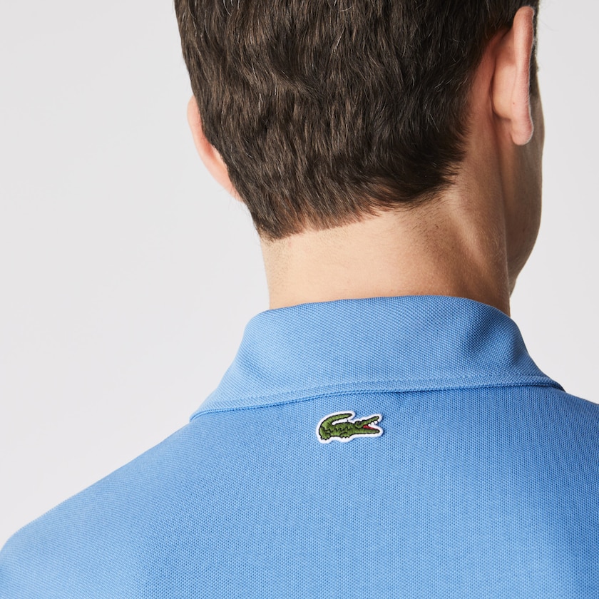 Camisas Azuis Azul Marinho Azuis Masculino Lacoste Heritage Slim Fit Stretch Cotton Piqué Polo RR2-37053P7