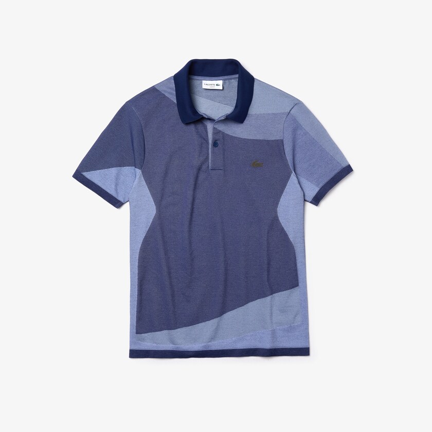Camisas Azul Marinho Azuis Roxo Masculino Lacoste Motion Ergonomic Polo OB8-99029Y2