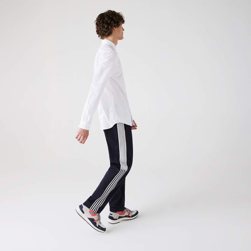 Camisas Branco Masculino Lacoste Regular Fit Cotton Oxford VL3-30983R4