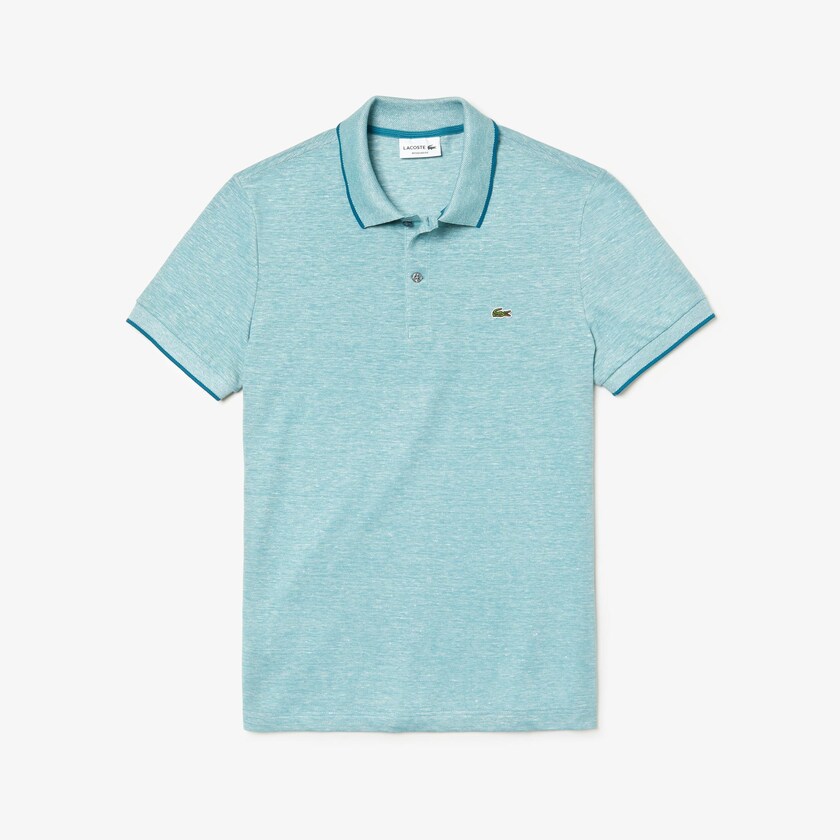 Camisas Azuis Masculino Lacoste Regular Fit Piqué Polo SZ6-91719U0