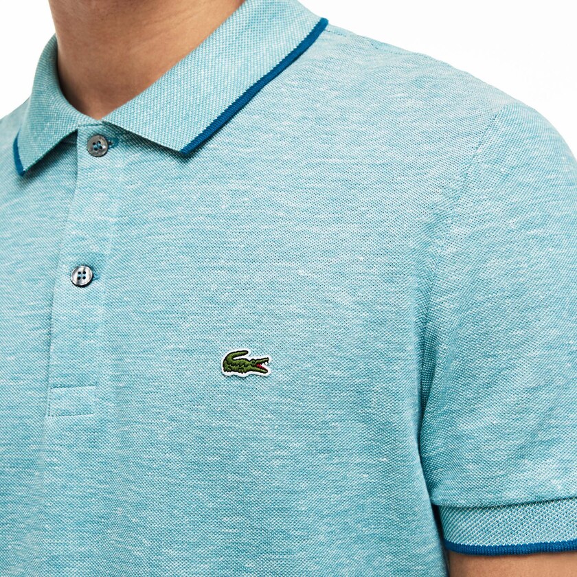 Camisas Azuis Masculino Lacoste Regular Fit Piqué Polo SZ6-91719U0