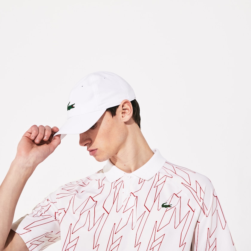 Camisas Branco Vermelhas Masculino Lacoste SPORT French Open Ultra Lightweight Stretch Polo WJ7-85868X4