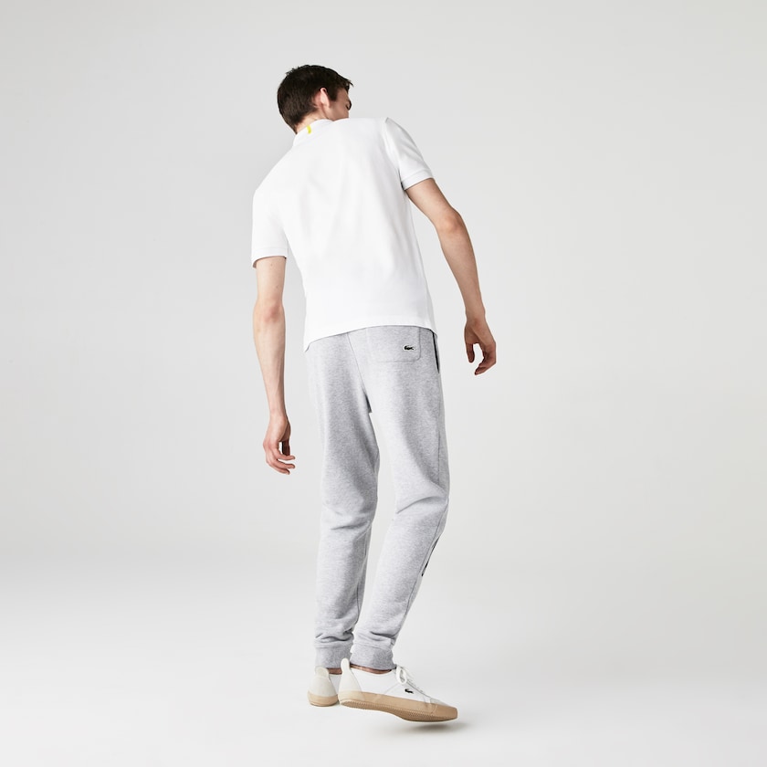 Camisas Branco Masculino Lacoste x National Geographic Regular Fit Organic Cotton Polo XR7-73037P7