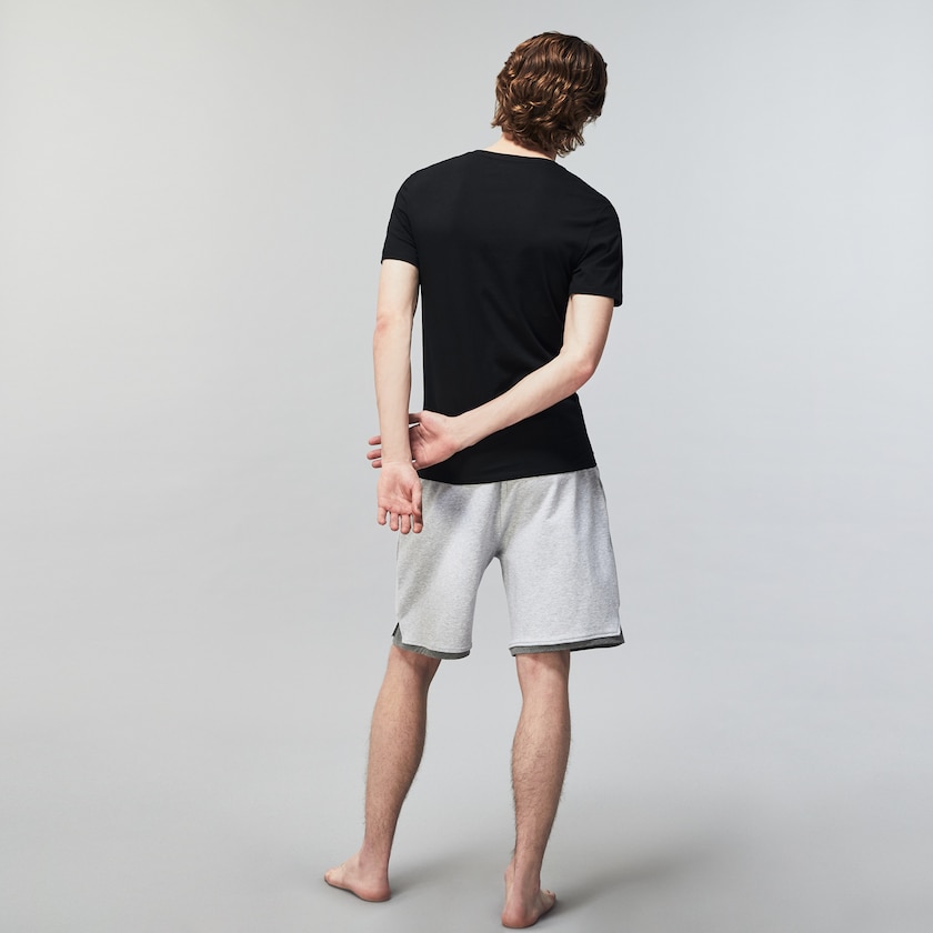 Camiseta Pretas Masculino Lacoste 3 Pack of Plains LG6-20932R3