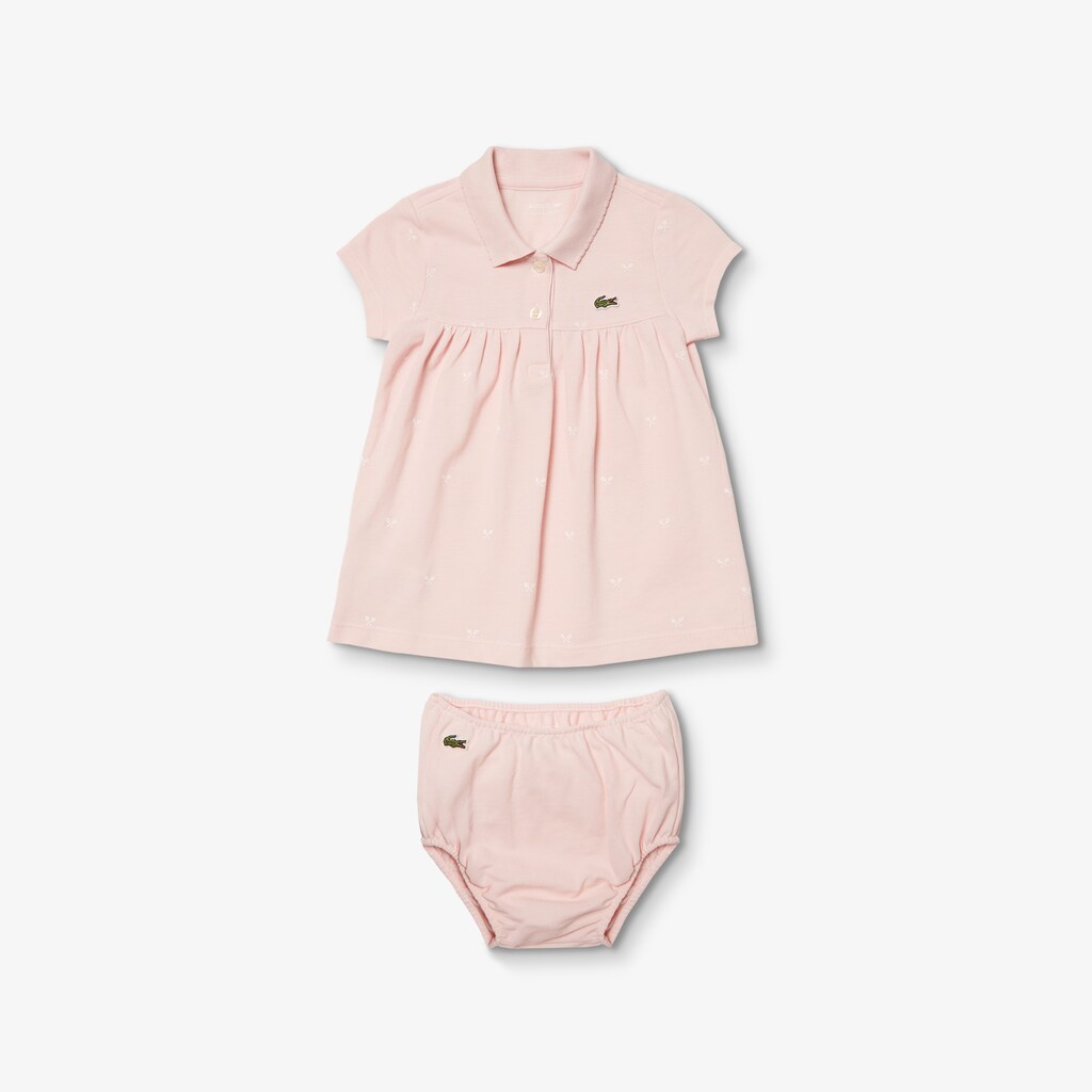 Camiseta Luz Rosa Criança Lacoste Four-Piece Layette Set CG1-17871M7