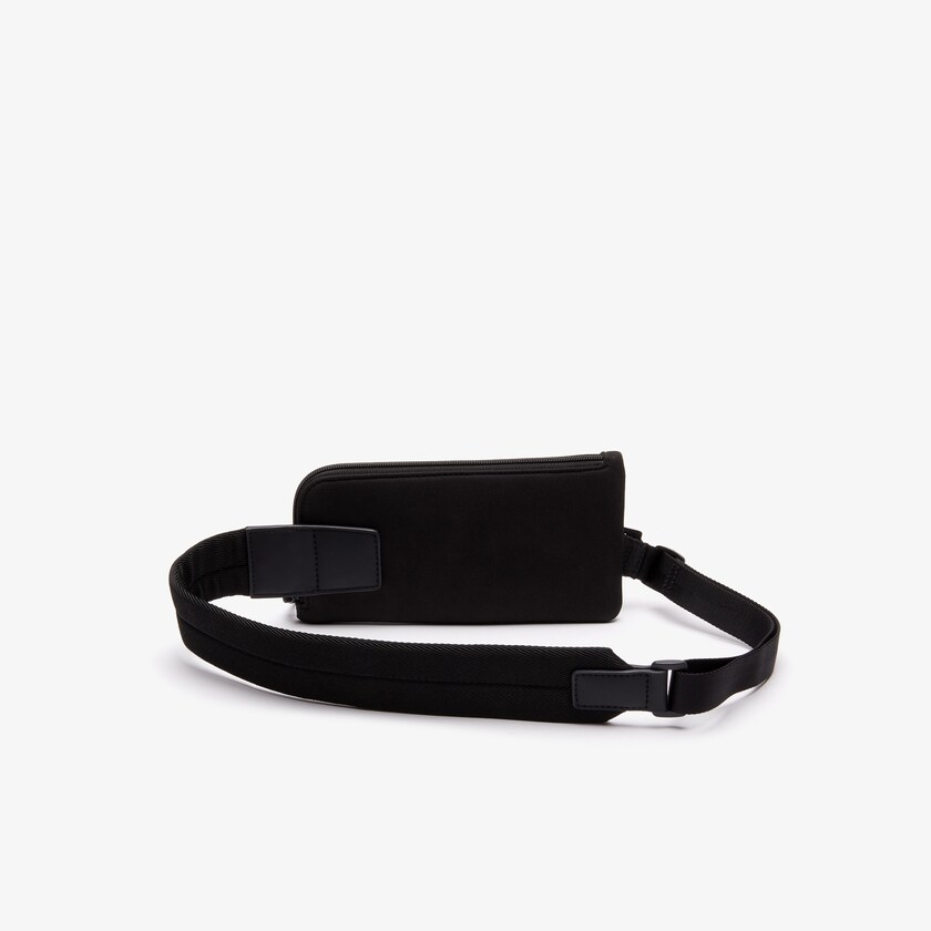 Carteiras Pretas Masculino Lacoste Anti-Radiation Flat Crossbody Smartphone YD6-64456I0