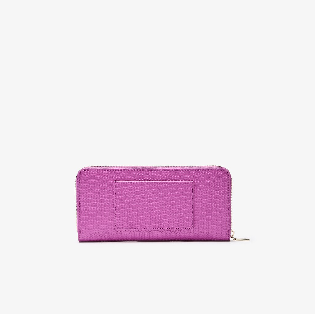 Carteiras Rosa Feminino Lacoste Chantaco Leather 12 Card VR6-11671R7