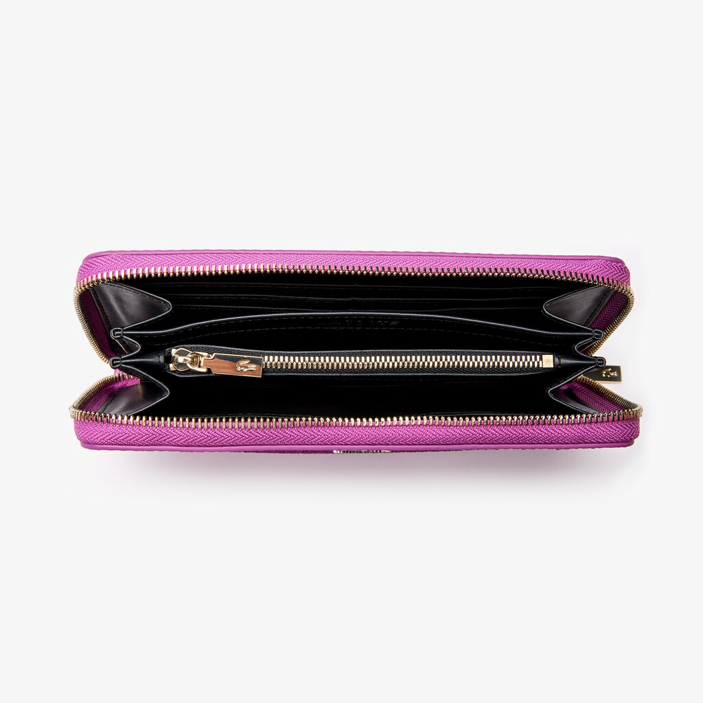 Carteiras Rosa Feminino Lacoste Chantaco Leather 12 Card VR6-11671R7