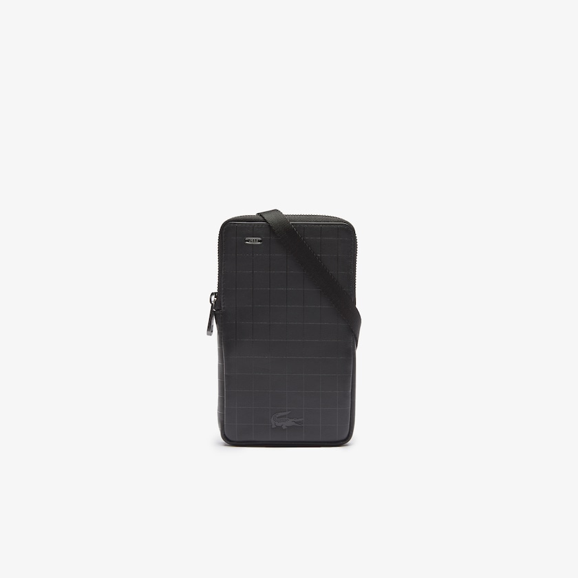 Carteiras Pretas Masculino Lacoste Infini-T Integrated Inductive Charger Smartphone KT4-42924M6