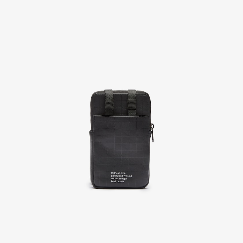 Carteiras Pretas Masculino Lacoste Infini-T Integrated Inductive Charger Smartphone KT4-42924M6