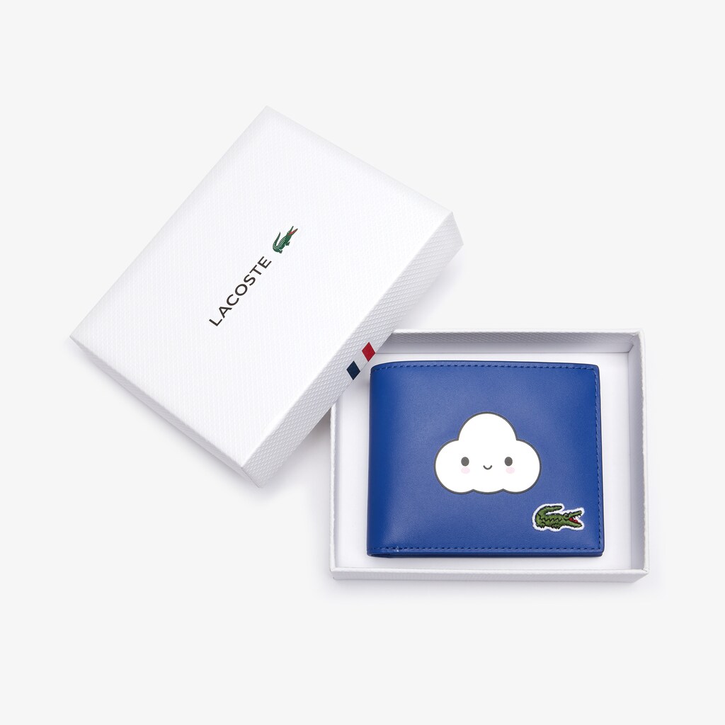 Carteiras Azuis Masculino Lacoste x FriendsWithYou Fun Printed Leather XJ7-28772X1