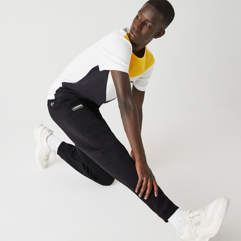 Fatos De Treino Cinzentas Masculino Lacoste Jogging Pants With Badge JB3-17211E2
