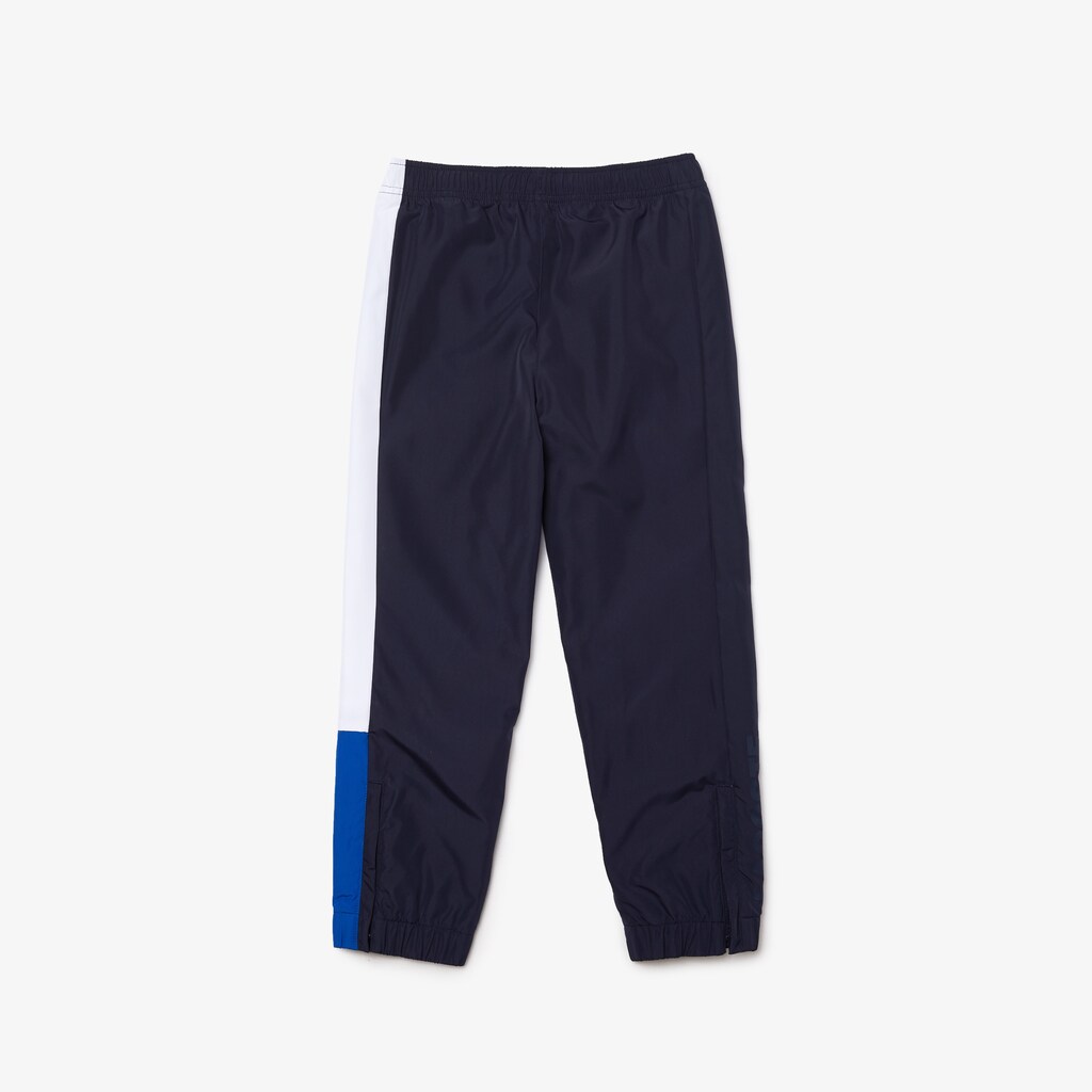 Fatos De Treino Azul Marinho Azuis Branco Azuis Criança Lacoste SPORT Colorblock ST1-37133C1