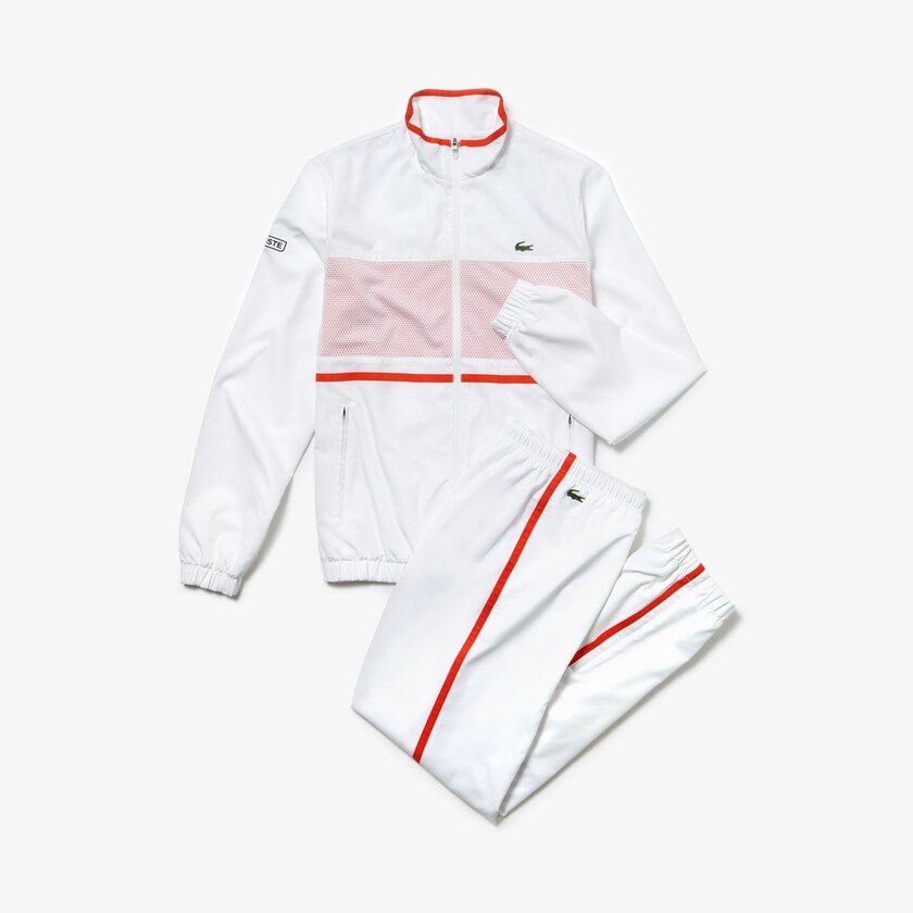 Fatos De Treino Branco Vermelhas Azul Marinho Azuis Masculino Lacoste SPORT Tennis AB8-39993K9