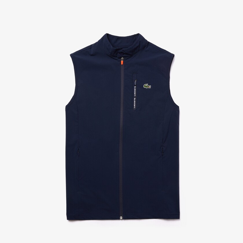 Colete De Golfe Azul Marinho Azuis Vermelhas Masculino Lacoste SPORT Lightweight Water-Resistant WP0-06130Q1