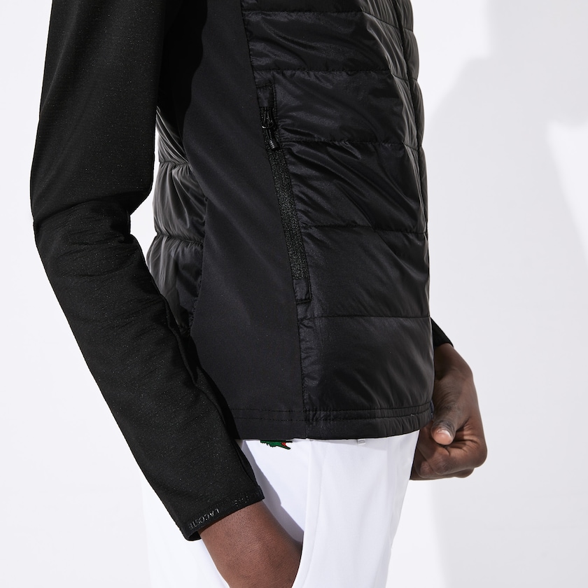 Colete De Golfe Pretas Feminino Lacoste SPORT Water-Resistant Quilted Technical YY7-99409Q5
