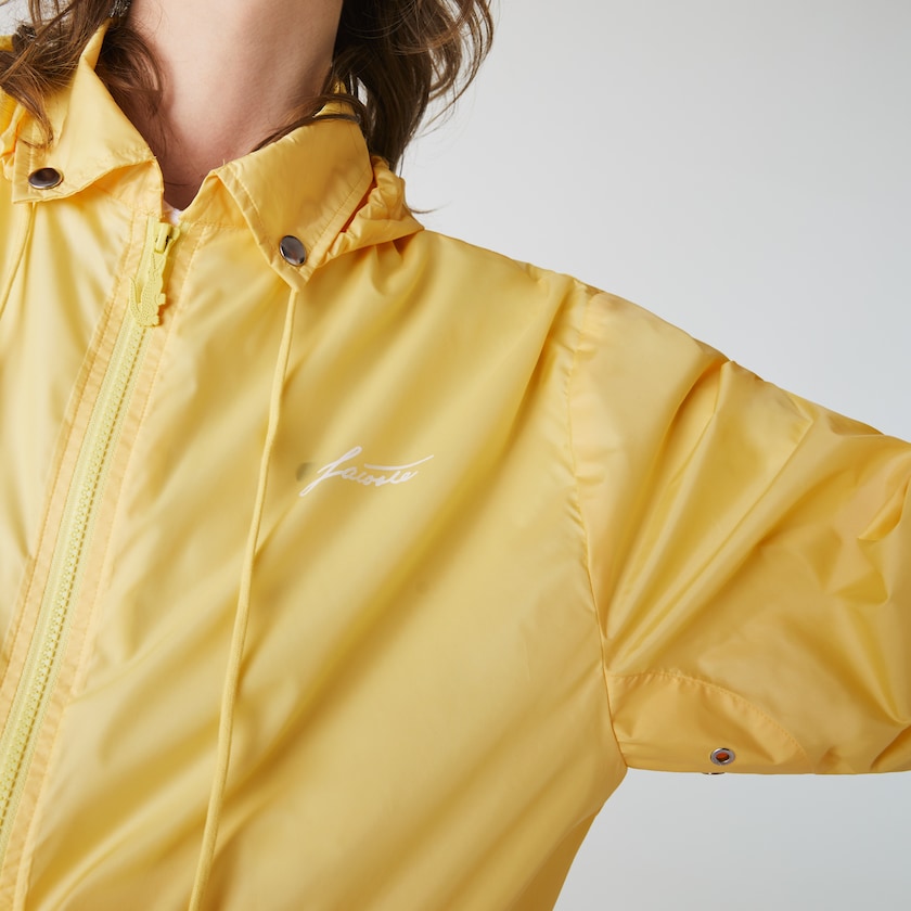 Jaquetas Amarelas Feminino Lacoste LIVE Lightweight Collapsible Zip Rain NW8-99349D7