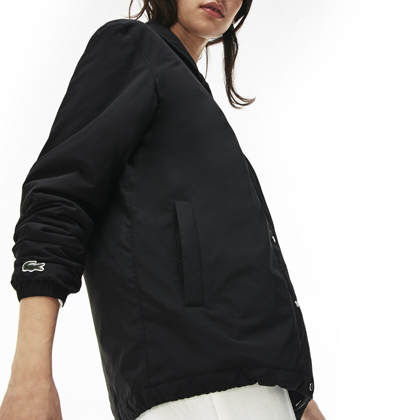 Jaquetas Pretas Masculino Lacoste LIVE Signature Taffeta NA9-53795P1