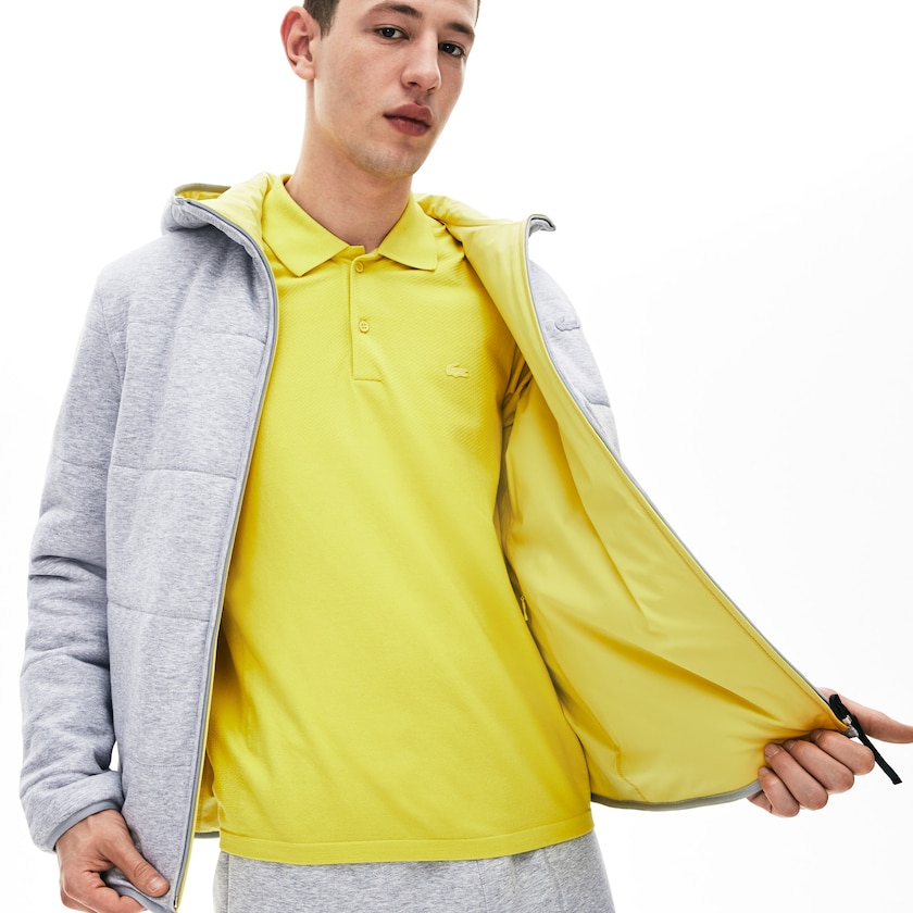 Jaquetas Cinzentas Amarelas Masculino Lacoste Motion Reversible BO8-85178K8