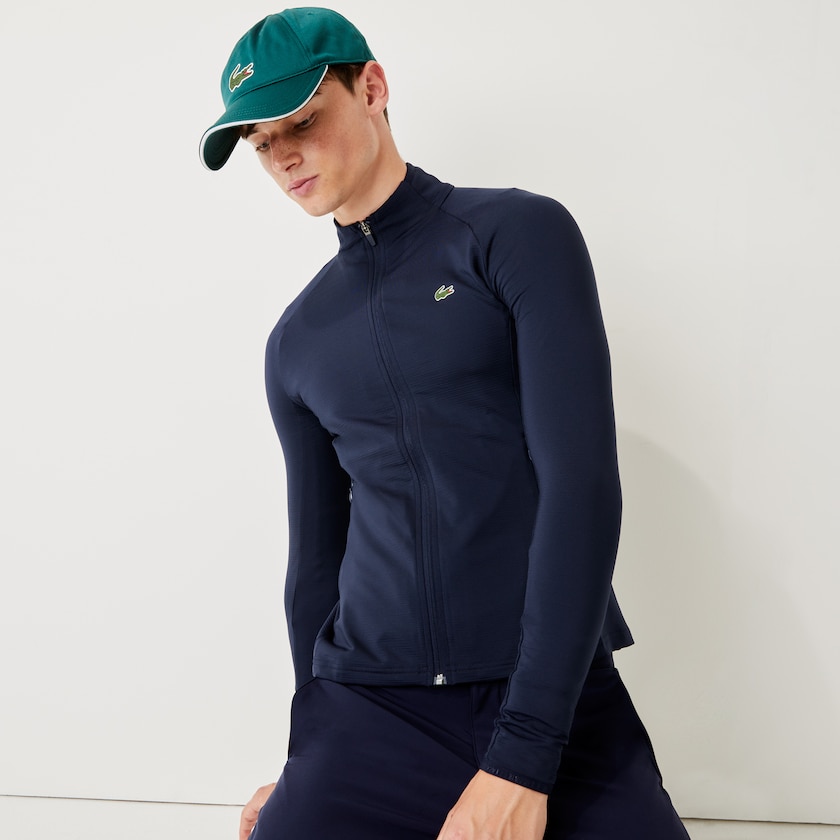 Jaquetas Azul Marinho Azuis Masculino Lacoste SPORT Breathable Ergonomic Zip Golf UU7-25992J3