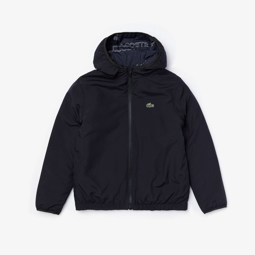Jaquetas Azul Marinho Azuis Branco Criança Lacoste SPORT Lightweight VA2-00170G5