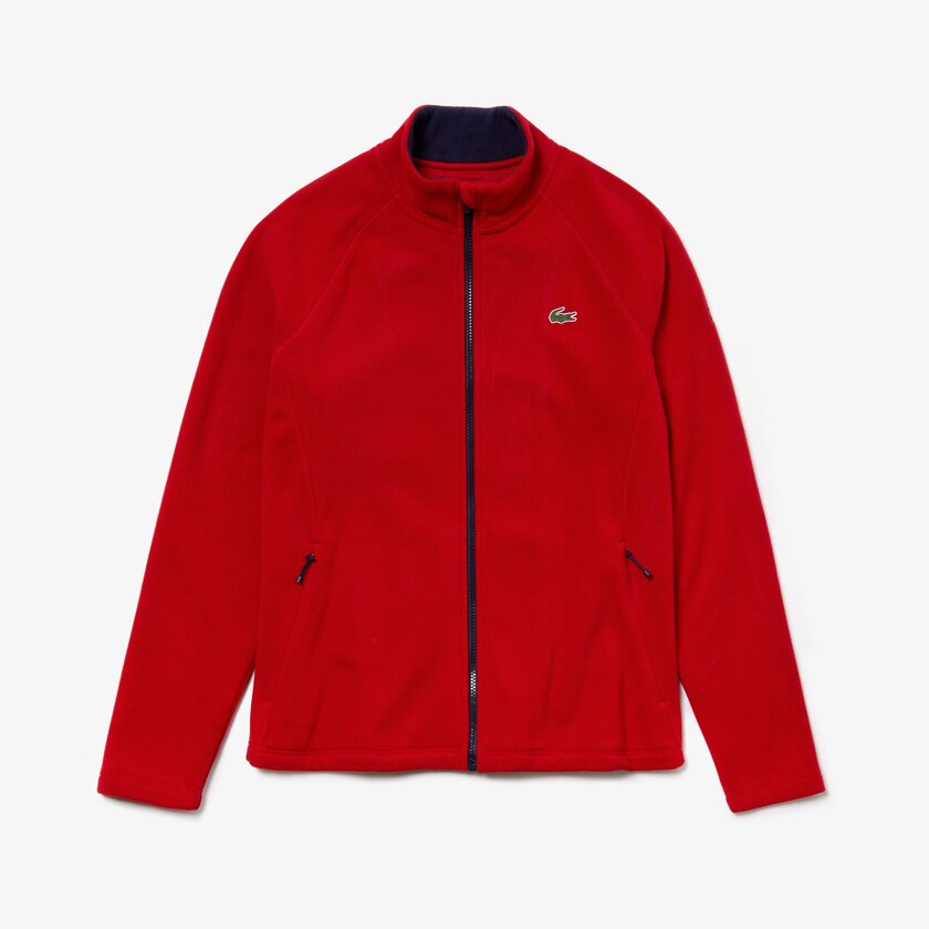 Jaquetas Vermelhas Azul Marinho Azuis Masculino Lacoste SPORT Novak Djokovic Tech Fleece OR5-12981R2