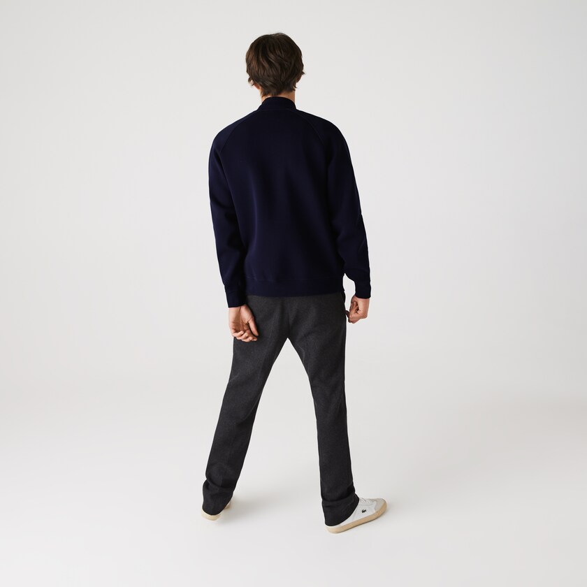 Jaquetas Azul Marinho Azuis Azuis Masculino Lacoste Stand-Up Collar Reversible Zippered DJ7-23492J9