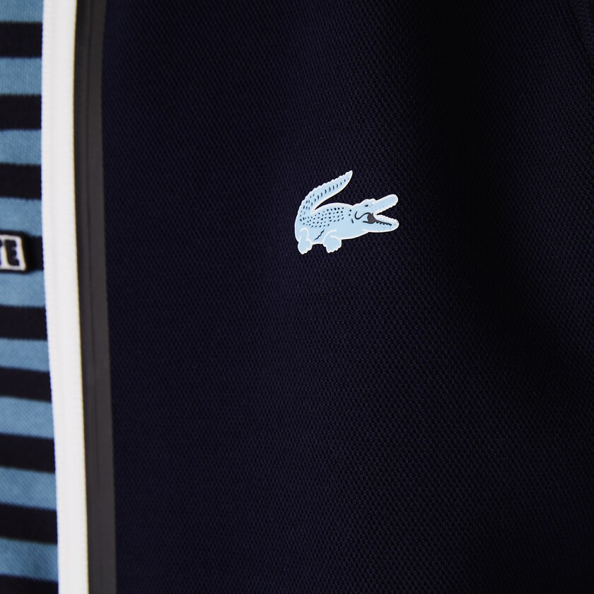 Jaquetas Azul Marinho Azuis Azuis Masculino Lacoste Stand-Up Collar Reversible Zippered DJ7-23492J9