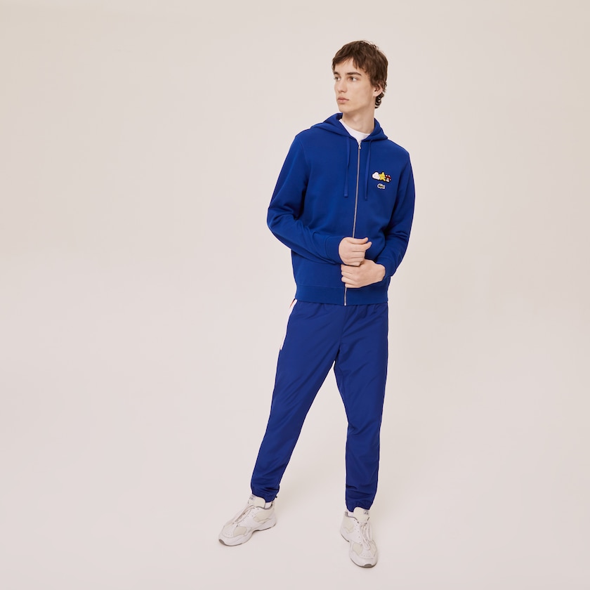 Jaquetas Azuis Feminino Lacoste x FriendsWithYou Design Zippered WD1-60286Y2