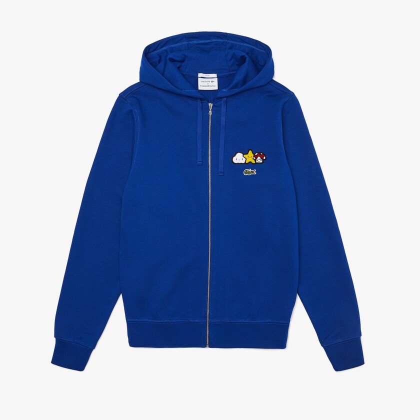 Jaquetas Azuis Masculino Lacoste x FriendsWithYou Design Zippered RE3-23242K5