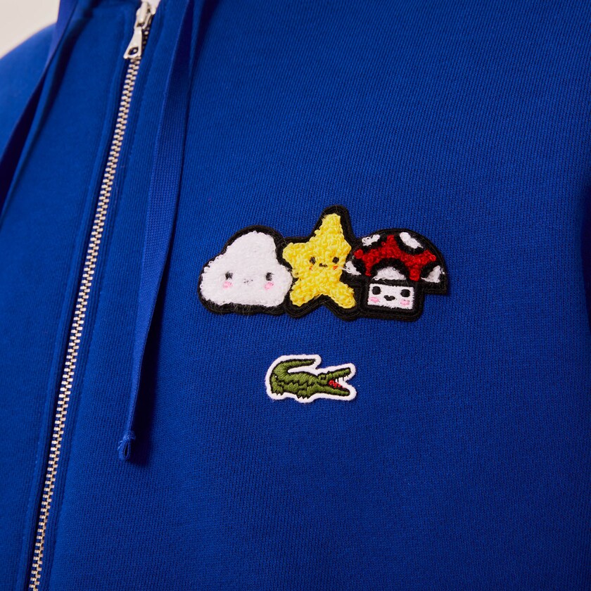 Jaquetas Azuis Masculino Lacoste x FriendsWithYou Design Zippered RE3-23242K5
