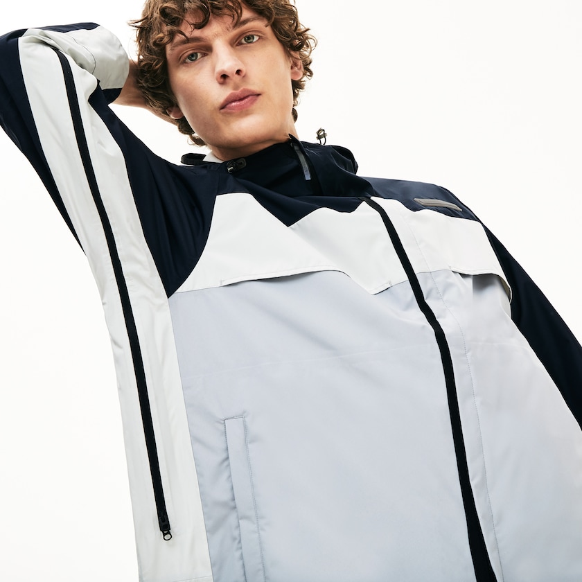 Jaquetas Parka Cinzentas Escuro Cinzentas Masculino Lacoste Motion Packable Crease-Proof IF8-30343I9