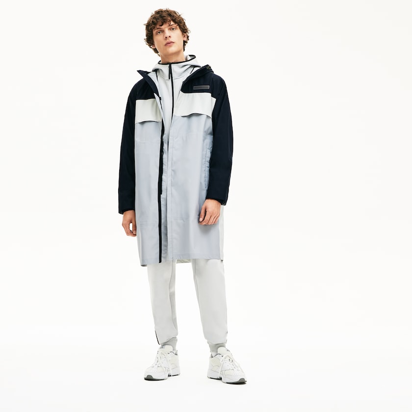 Jaquetas Parka Cinzentas Escuro Cinzentas Masculino Lacoste Motion Packable Crease-Proof IF8-30343I9