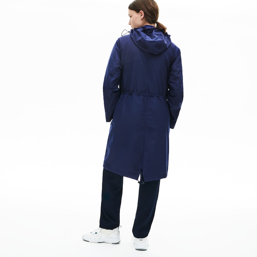 Jaquetas Parka Azul Marinho Azuis Feminino Lacoste Reversible Jacket 4-in-1 MX4-27112K9