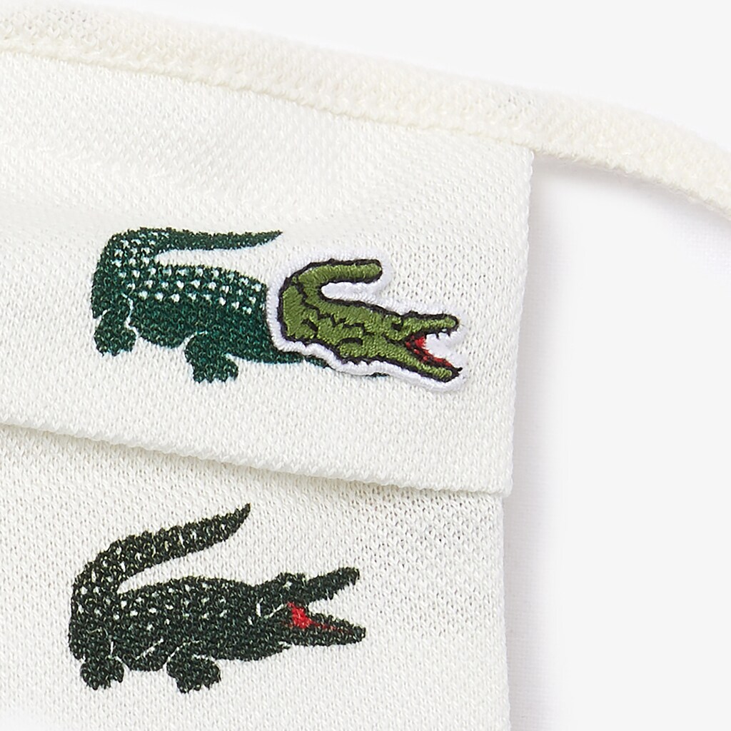 Máscaras Verdes Branco Masculino Lacoste L.12.12 Pack of 3 Face in Cotton GA2-15501J1