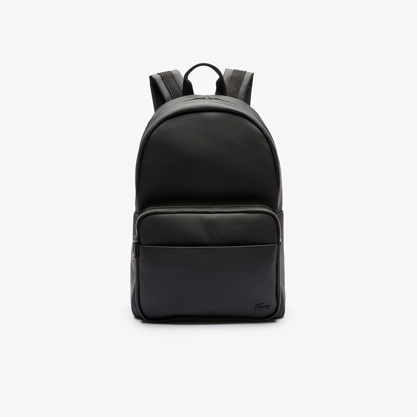 Mochilas Pretas Masculino Lacoste Classic Petit Piqué BL4-76357A2