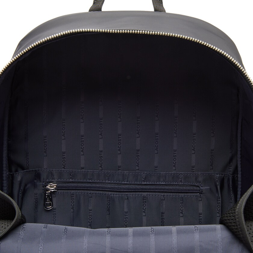 Mochilas Pretas Branco Masculino Lacoste L.12.12 Branded And Strap EQ7-98249R9