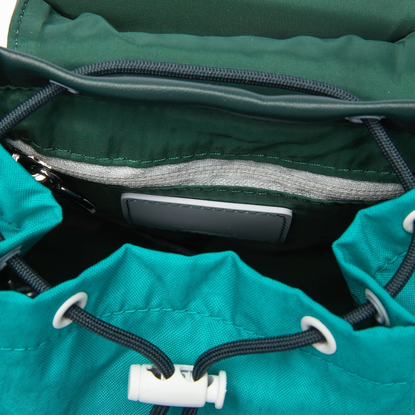 Mochilas Verdes Escuro Feminino Lacoste LCST Badge Small Colorblock AV2-61156M2