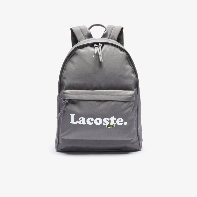 Mochilas Cinzentas Masculino Lacoste Neocroc Branded Canvas RM8-03090Q1