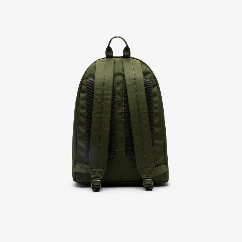 Mochilas Verde Oliva Masculino Lacoste Neocroc L Patch Canvas JJ2-85638D7