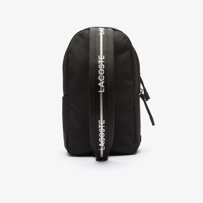 Mochilas Pretas Douradas Masculino Lacoste Pocket RA1-38253E3