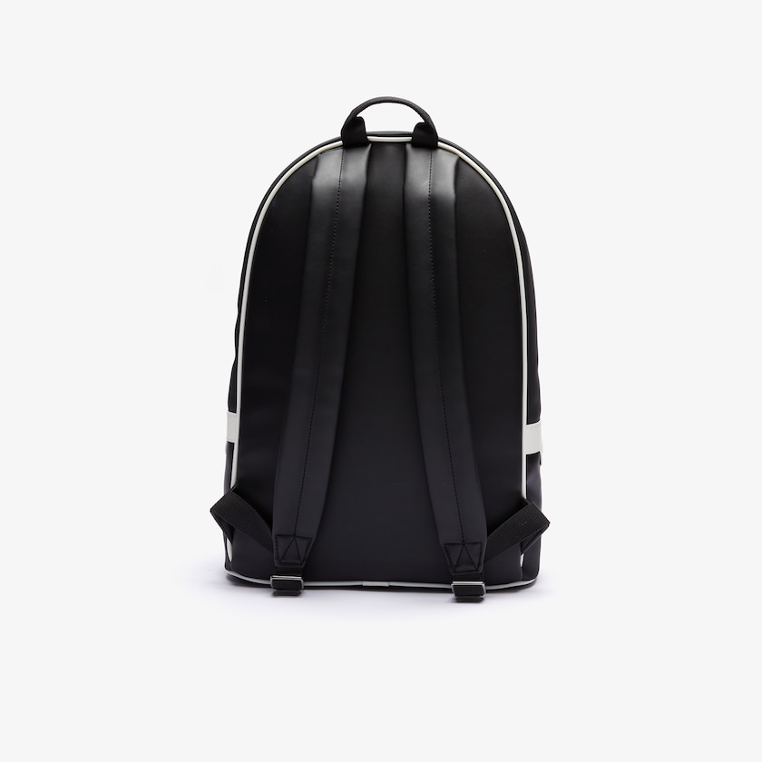Mochilas Pretas Masculino Lacoste Ultimum Coated Canvas WJ2-89368H4