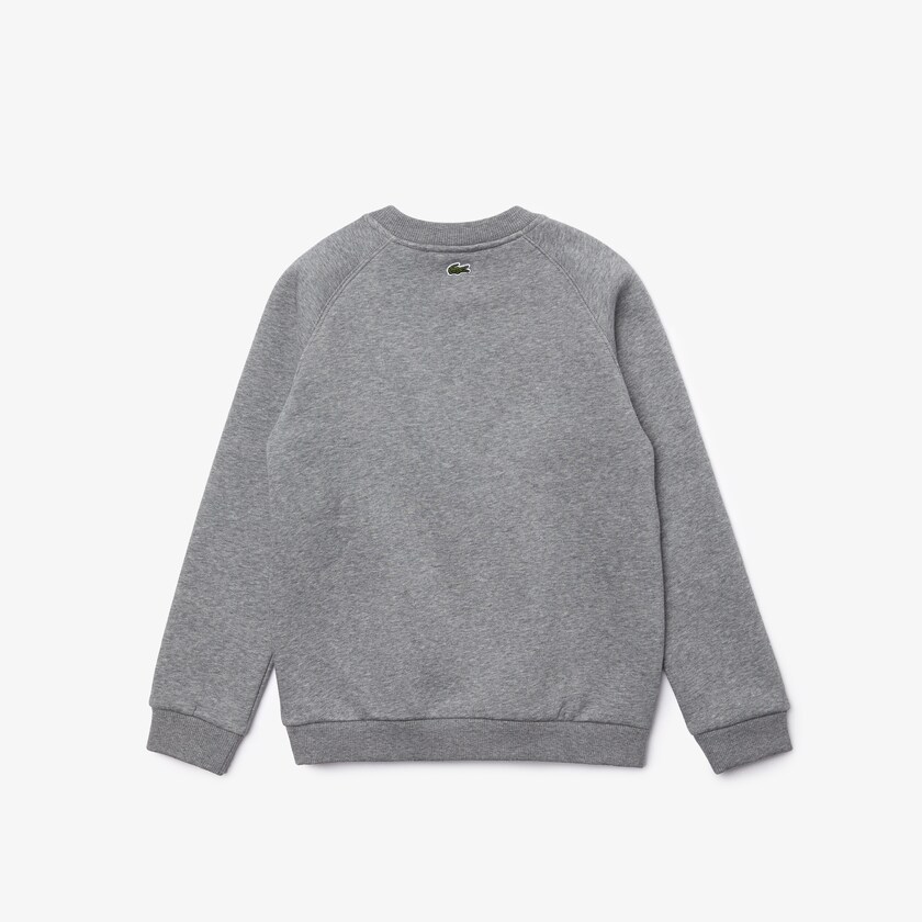 Moletons Cinzentas Criança Lacoste Crocodile Graphic Fleece BM8-65316W3