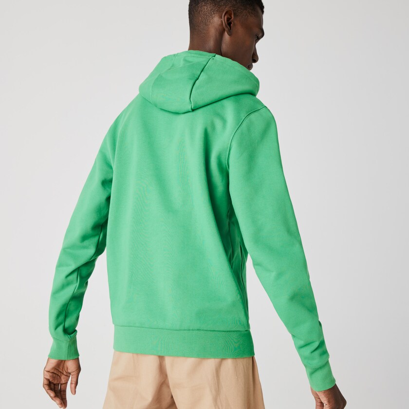 Moletons Verdes Masculino Lacoste Hooded Badge RW0-90049T0