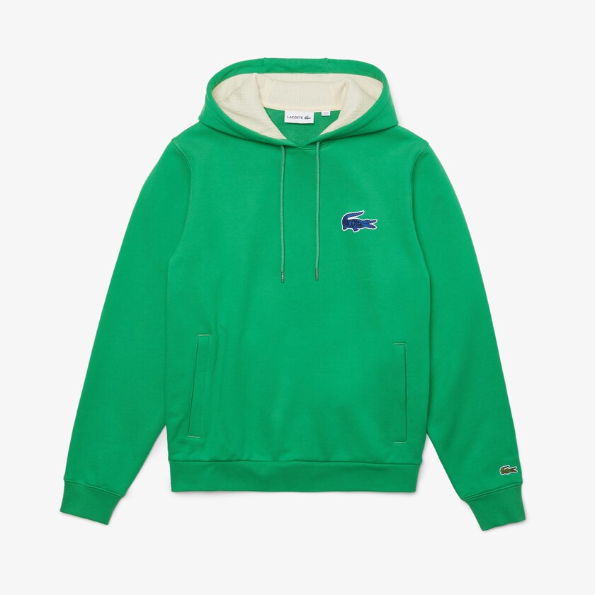 Moletons Verdes Masculino Lacoste Hooded Badge RW0-90049T0